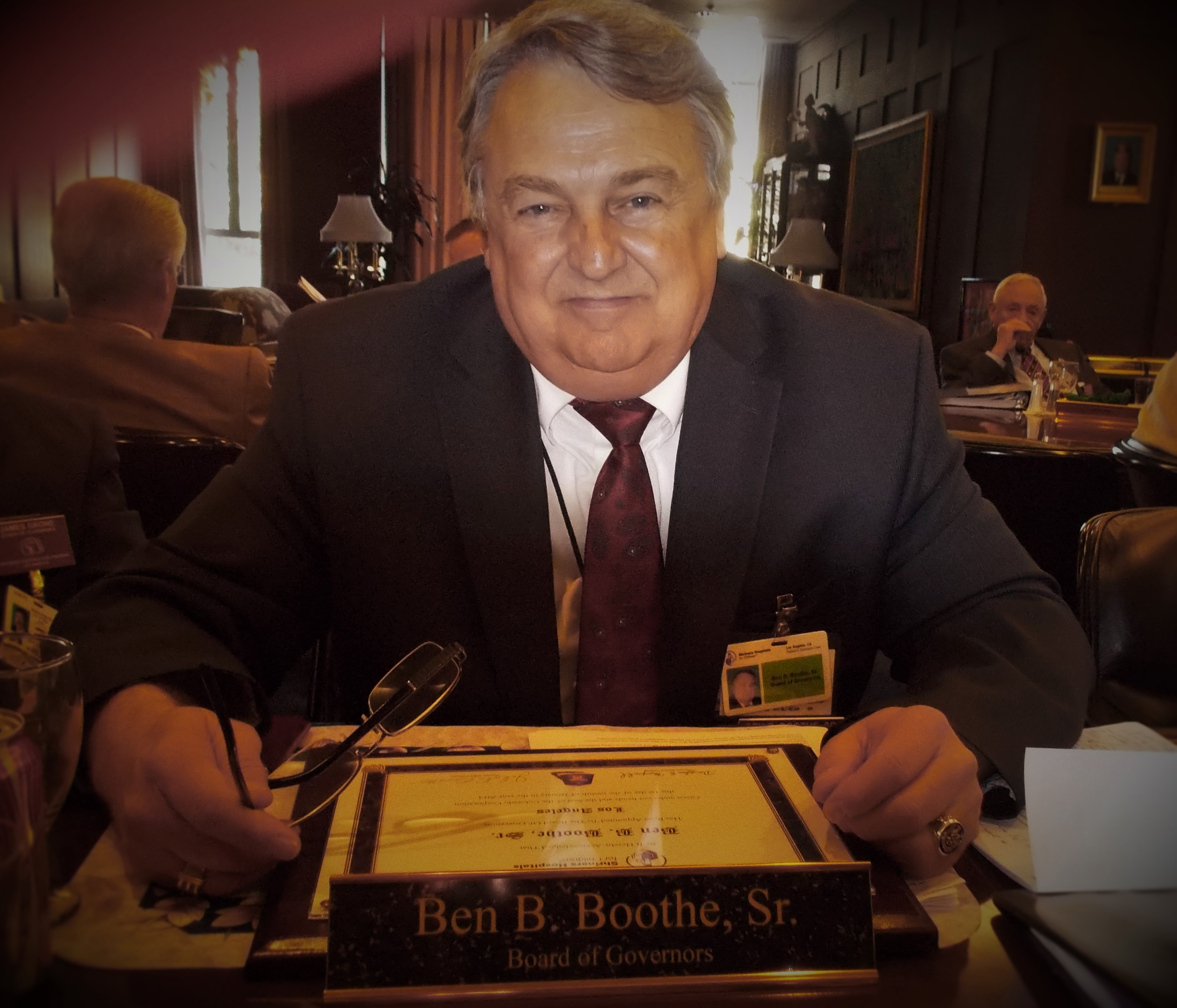Ben Boothe, Board of Governors, Shrine Children's Hospital